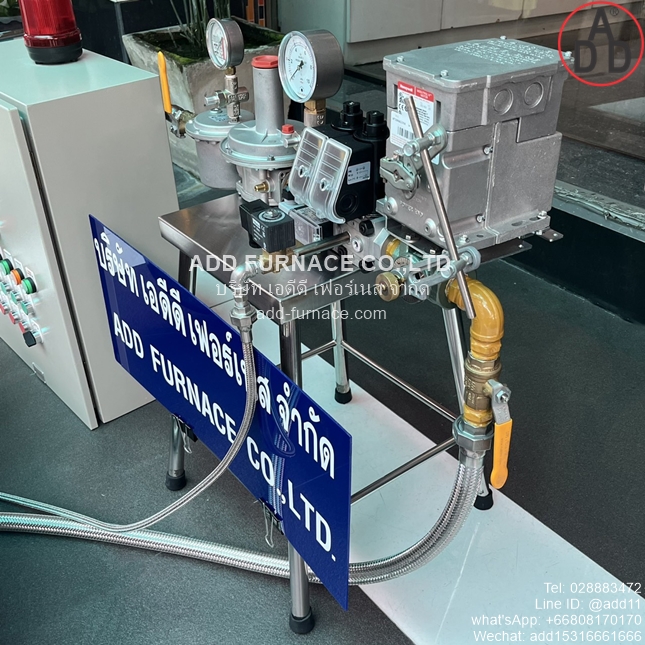 Temperature control cabinet with automatic ignition system and hot air exhaust fan control (9)